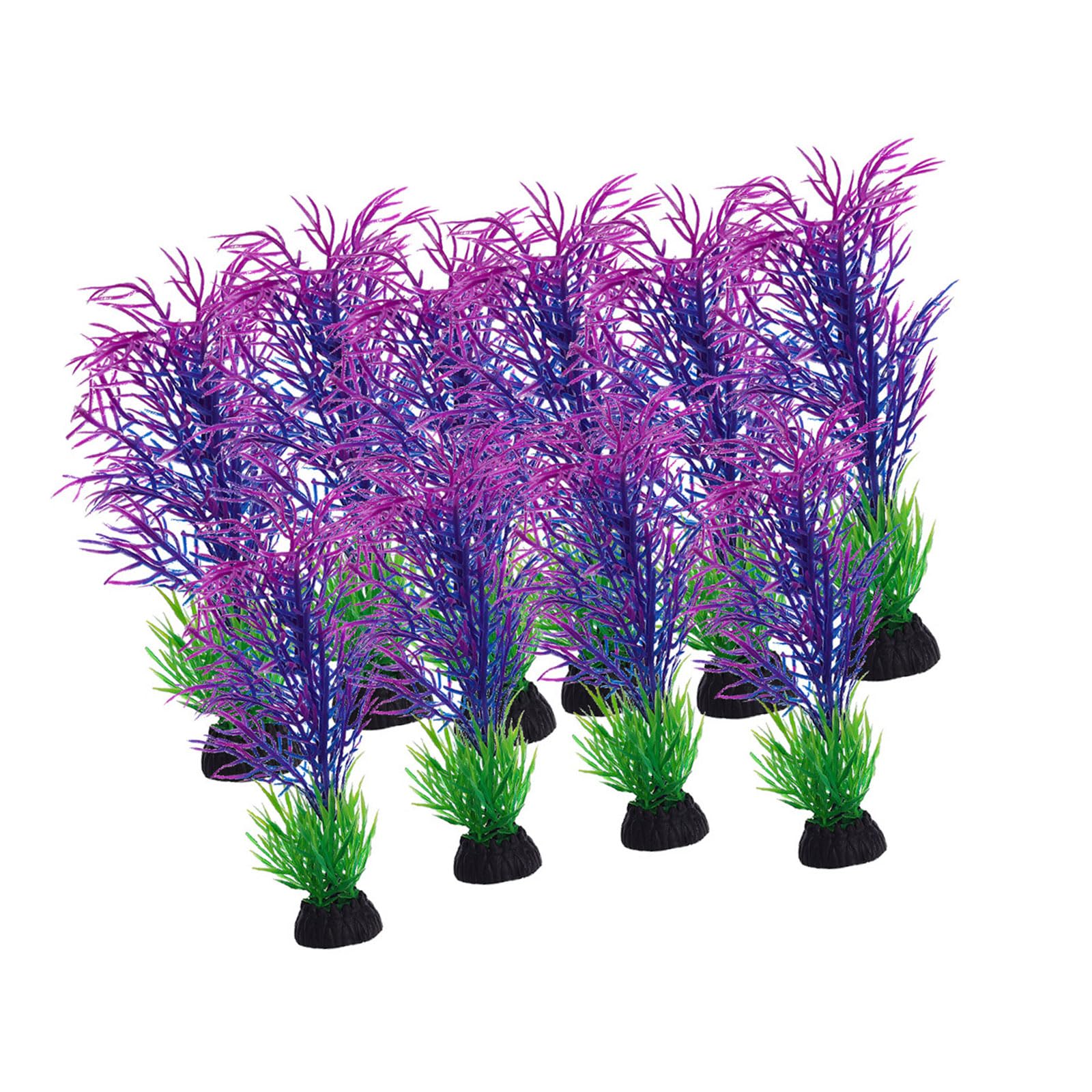 PLCPDM Fishtank Artificial Plant Landscape Fish Tanks Decorations for Aquariums Terrarium Shrimp Grass Flower Ornaments Small FishTank Decorations