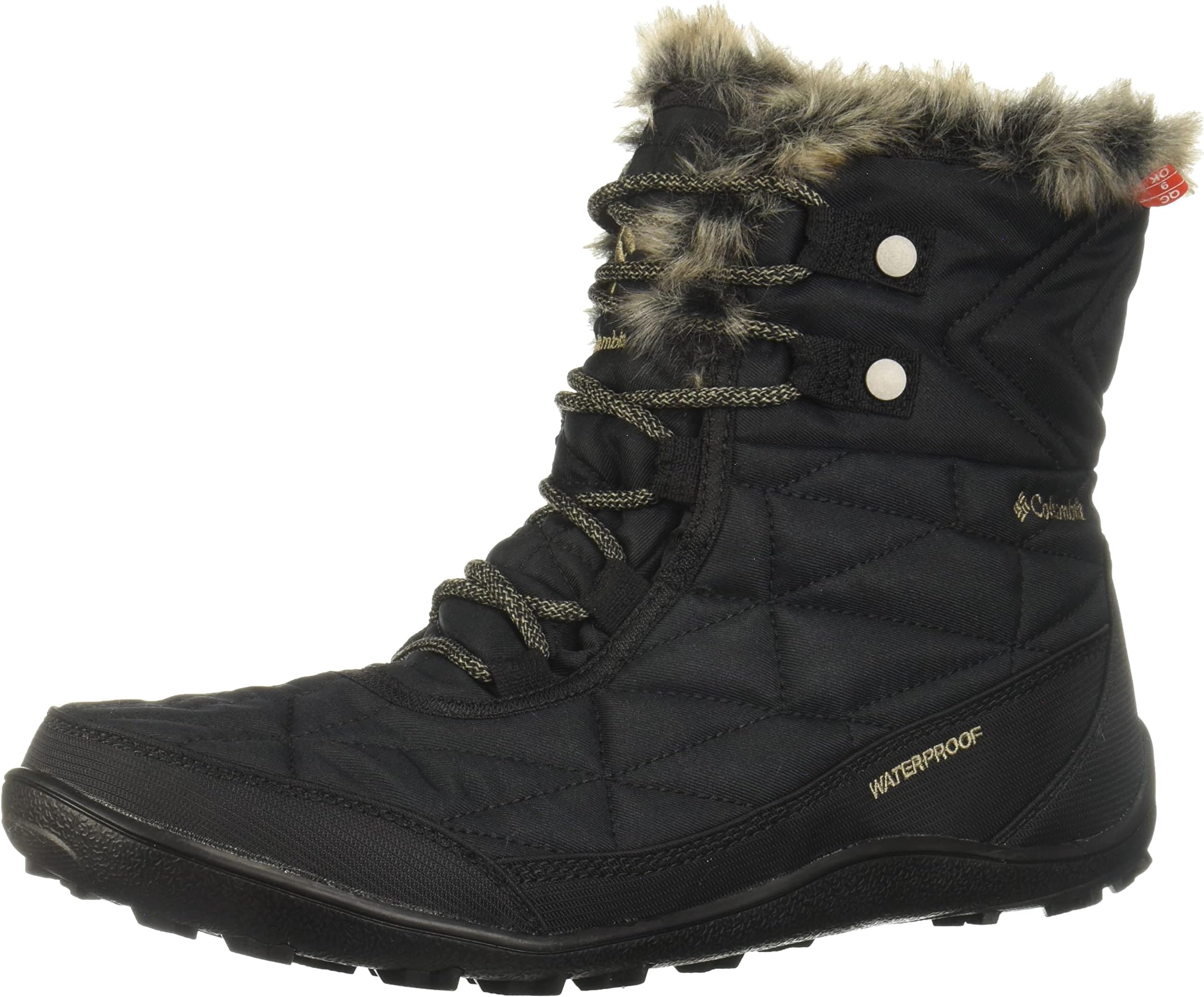 Women's Minx Shorty III Snow Boot, Black/Pebble, 5.5 Wide