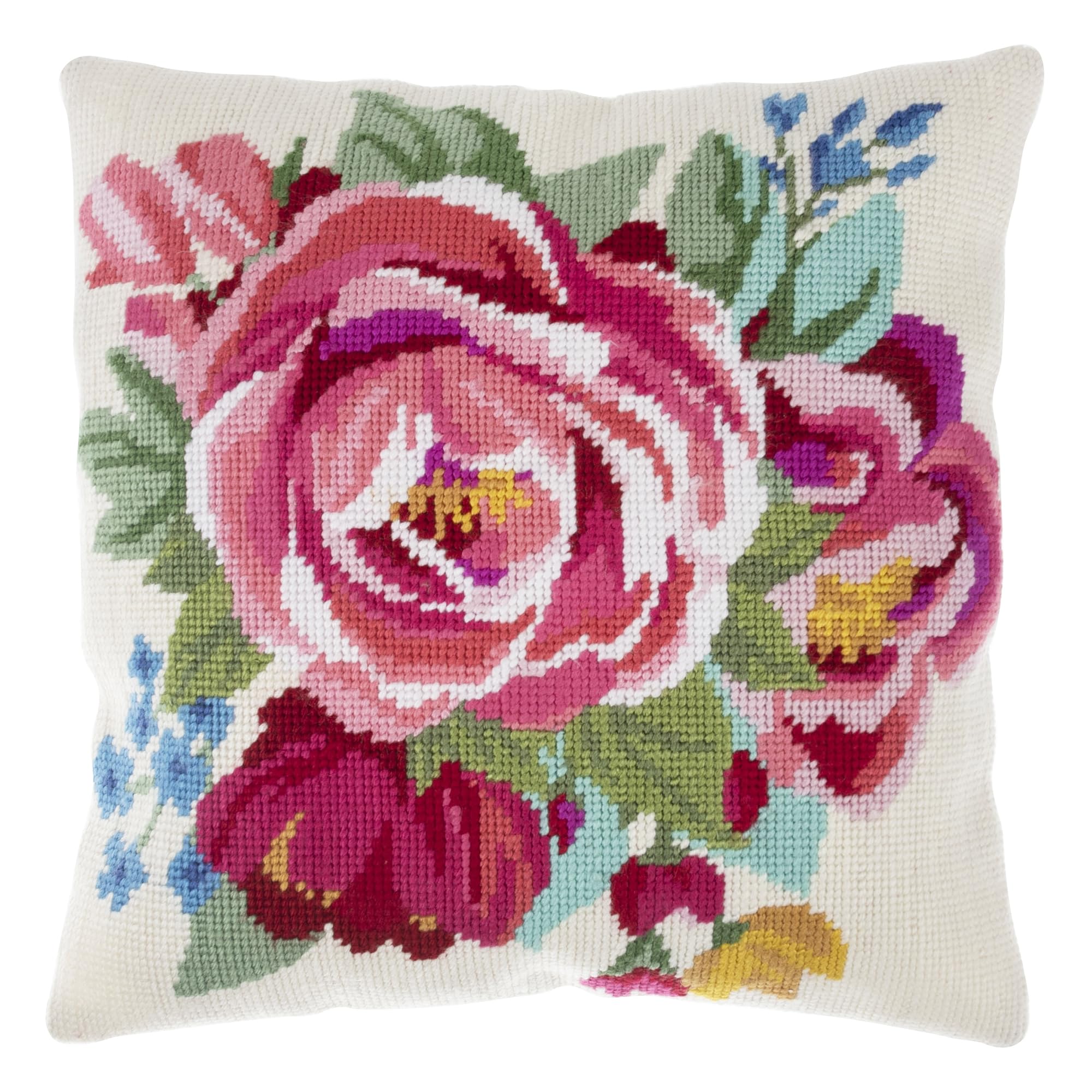 Trimits Half Stitch Cross Stitch Cushion Kit, Cushion Back Included, Pre Printed Canvas - Image 4