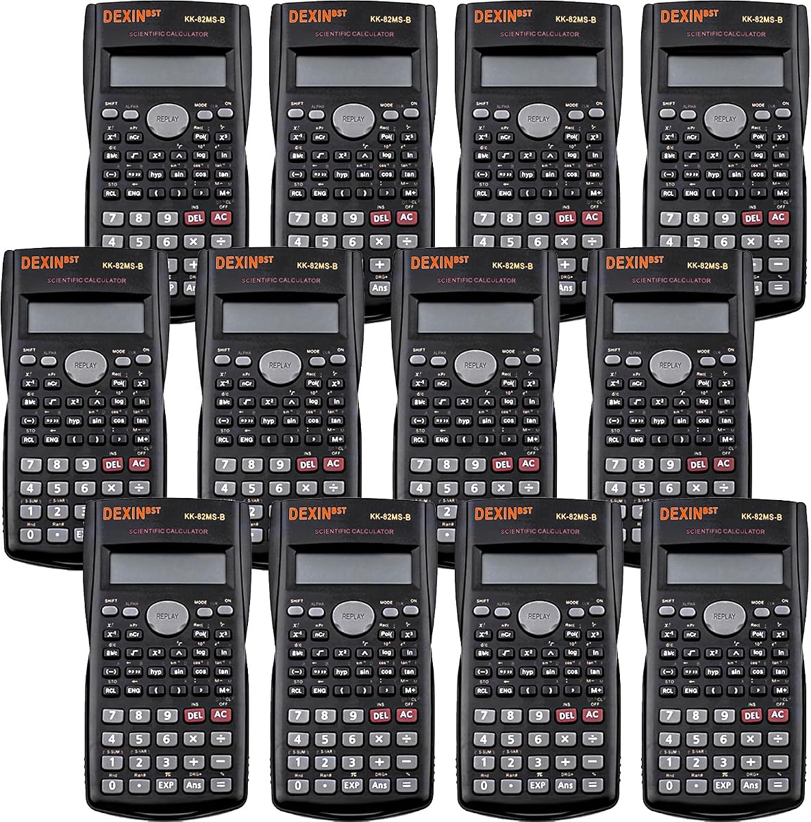 12 paquetes de calculadora científica a granel, calculadoras científicas de ingeniería de 2 líneas Calculadoras estadísticas Calculadora universitaria Calculadora de funciones para estudiantes, profesores, escuelas secundarias, oficinas comerciales