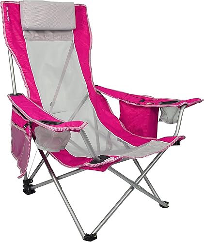 Kijaro Beach Sling Chair with Cooler Pocket - Various Fun Colors & Patterns - Perfect Beach Folding Chair and Camping Chair - Includes a Detachable