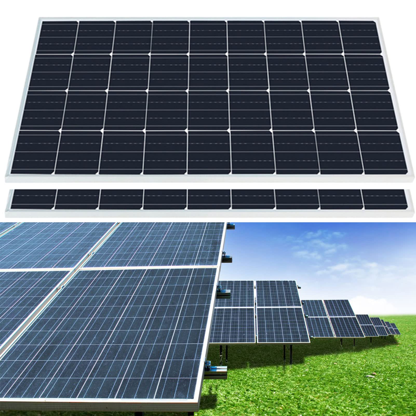SXYKXYDL 400w Solar Panel Kit 2 Pieces 200w 18V Flexible Solar Panel Photovoltaic Monocrystalline Module for Yachts, Caravans, Cars, Boats, Caravans, 40A Battery Power Charger,twopieces
