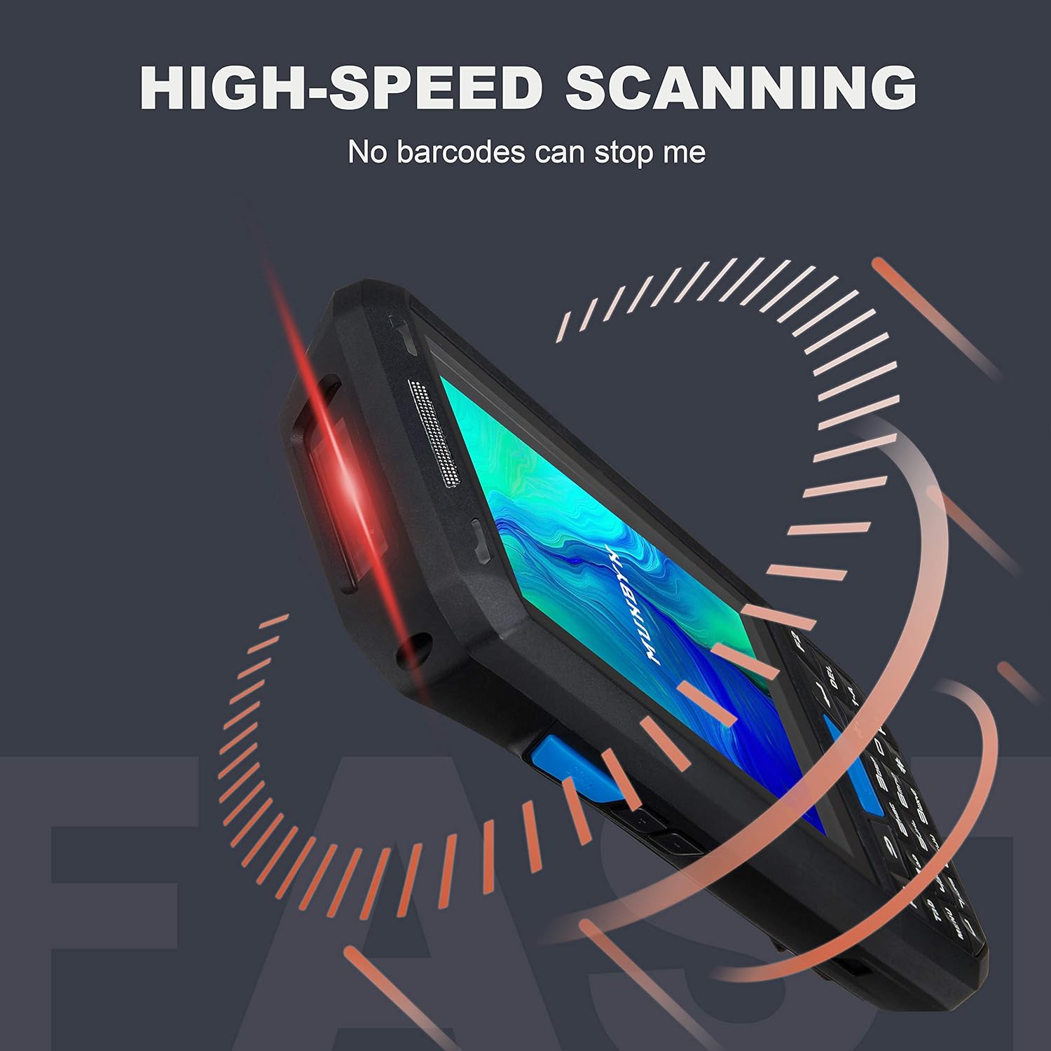 Product Deal Android 9.0 Barcode Scanner MUNBYN Handheld Mobile Computer with Honeywell 1D Laser Scanner, Support Wireless Wi-Fi 4G LTE for Warehouse Delivery Retail Inventory Management System, IP66 Rugged PDA