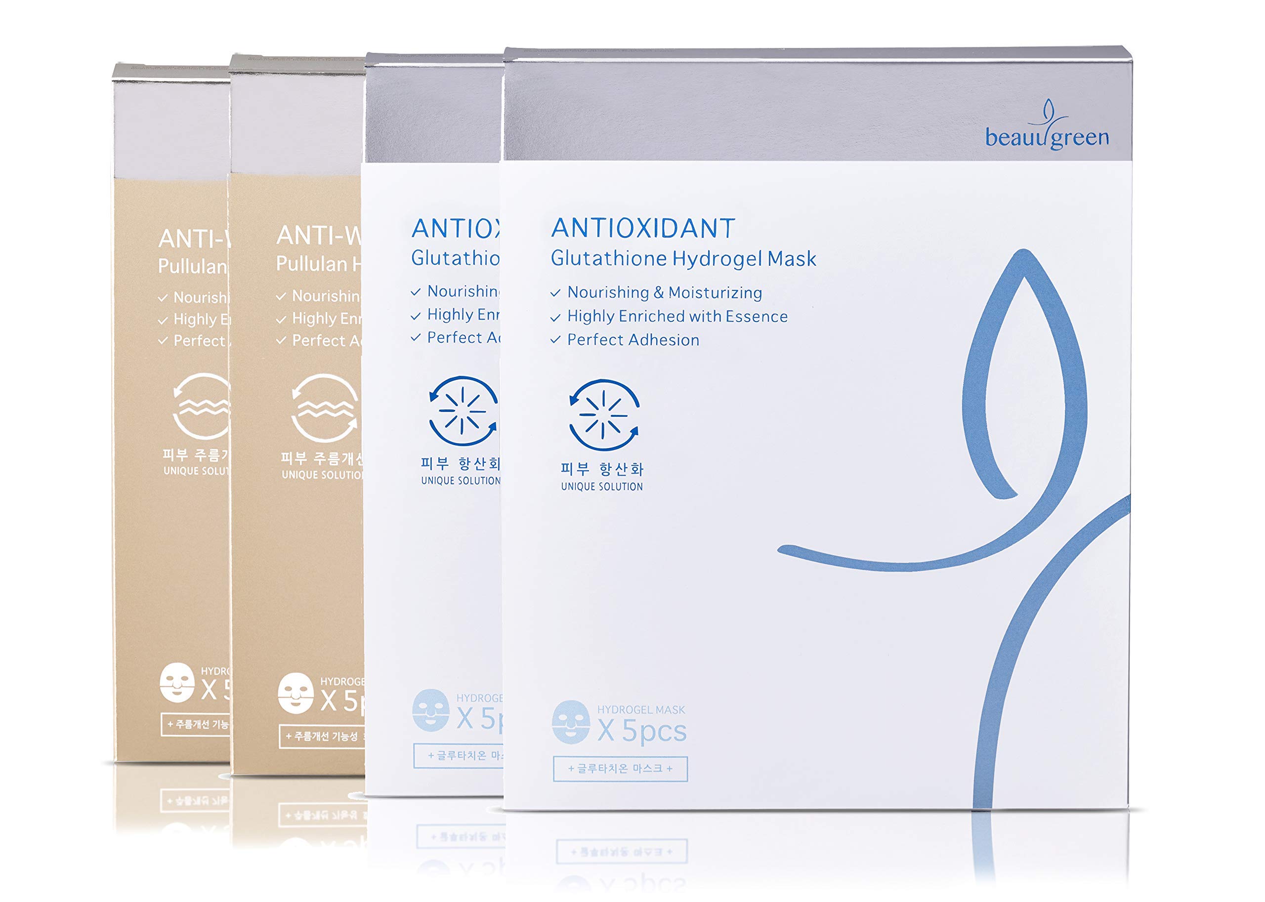 Beauugreen Hydrogel Mask Glutathione And Pullulan 30ml 5pcs 2ea |  Desertcart Brunei