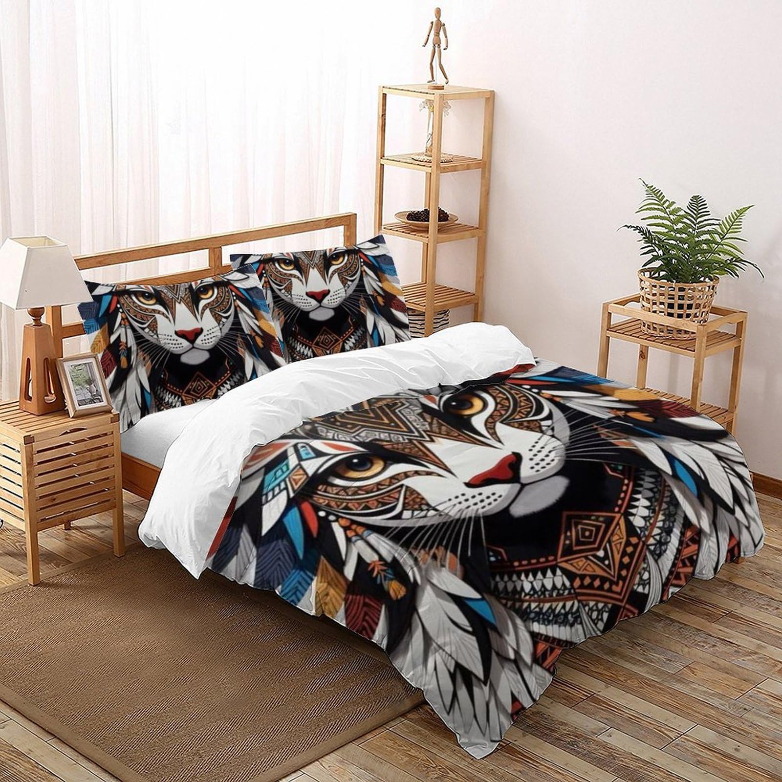 Housse de couette double animaux mignon pour transformer la chambre enfant