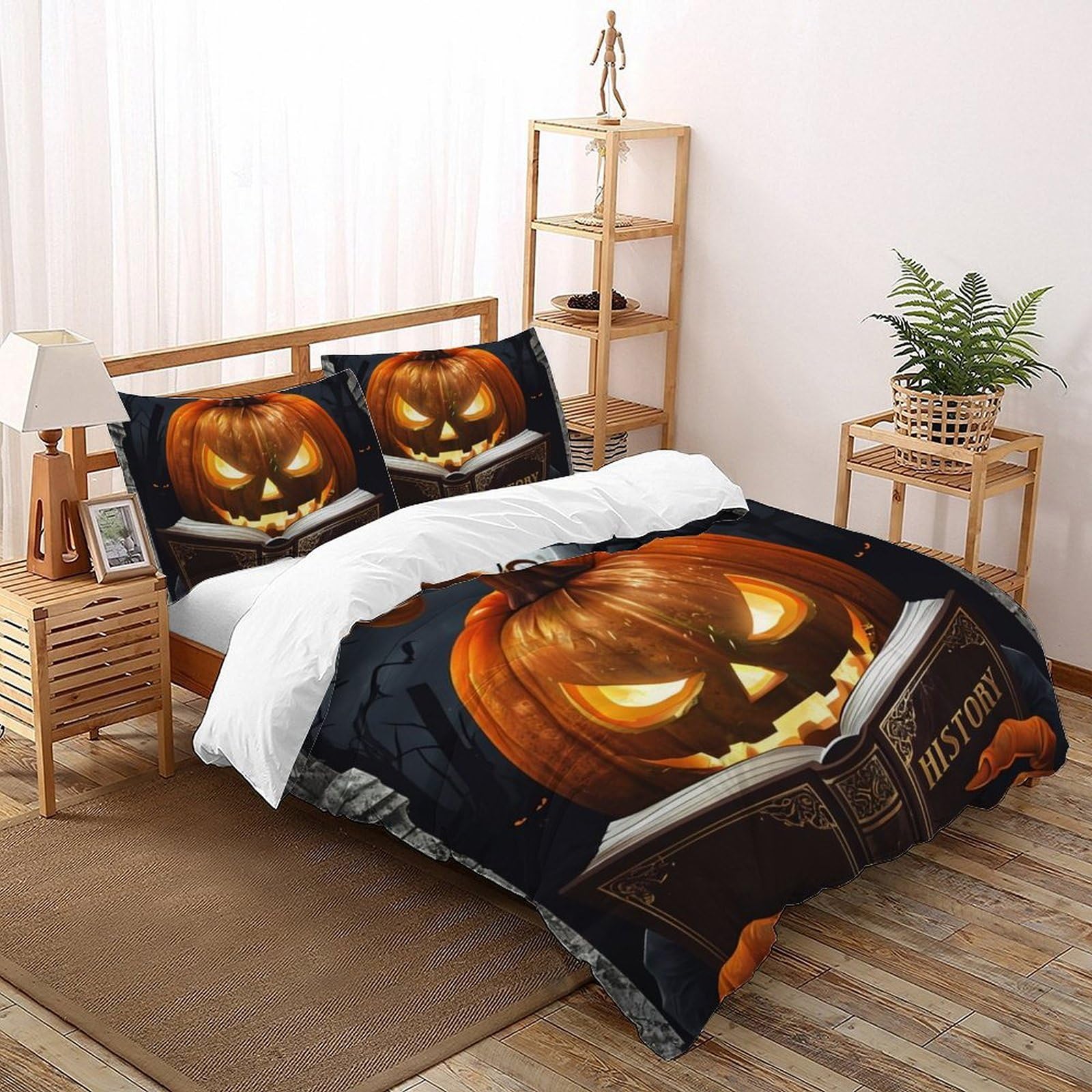 Housse de couette enfant 220x240 cm avec taies d'oreiller ensemble lit double 3D douceur