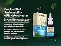 Vista 4 de NaturaNectar - Bee Propolis Nasal Spray Saline Sinus Rinse & Relief - Pure Brazilian Propolis and Ingredients - Gentle and No Burning Sensation