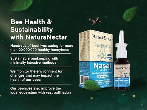 Miniatura 4 de NaturaNectar Propolis Exclusive Saline Nasal Guardian Spray  Enjuague y alivio sinusal  Propolis brasileño  Suave y sin sensación de ardor