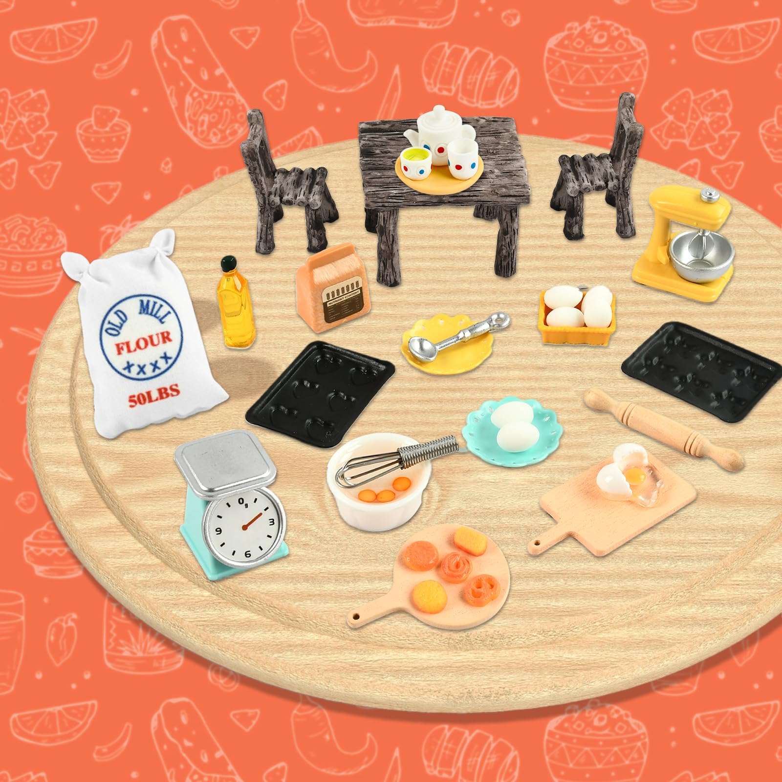 MINIATURE DELLA CASA DELLE BAMBOLE " Casa In Guscio Di Noce " Miniatura Artigianale Fatta A Mano In 12a Scala. Da CosediunaltroMondo Italia - Italia - Foto 7