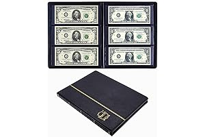 Ettonsun 60-Pocket Leather Money Bill Organizer