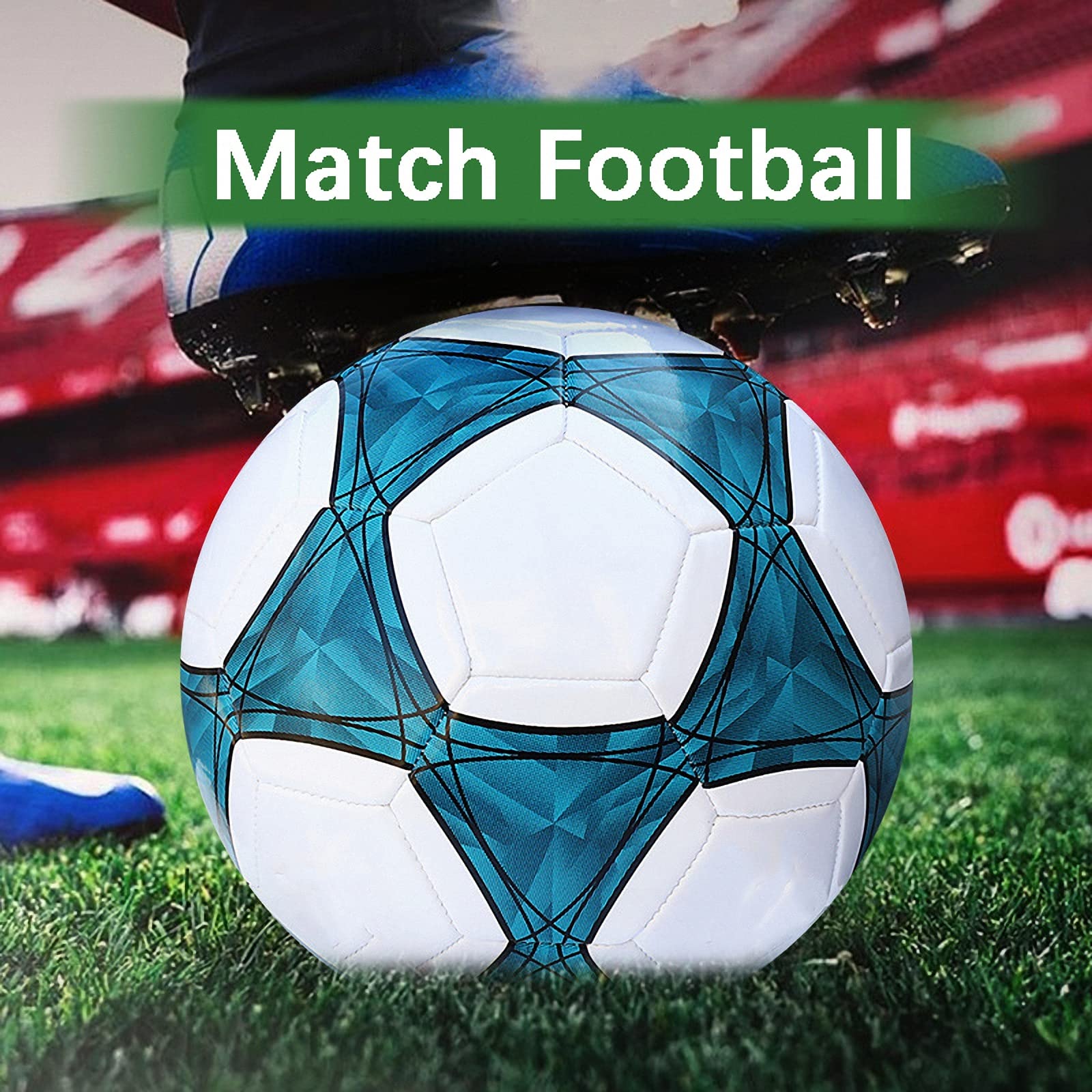 Größe 3/4/5 fußball mit pumpe,spezieller fußball für Trainings Spiele für Erwachsene/Kinder,Outdoor Jugend wettkampfleistung trainingsfußball,Geschenke für Kinder/Freunde