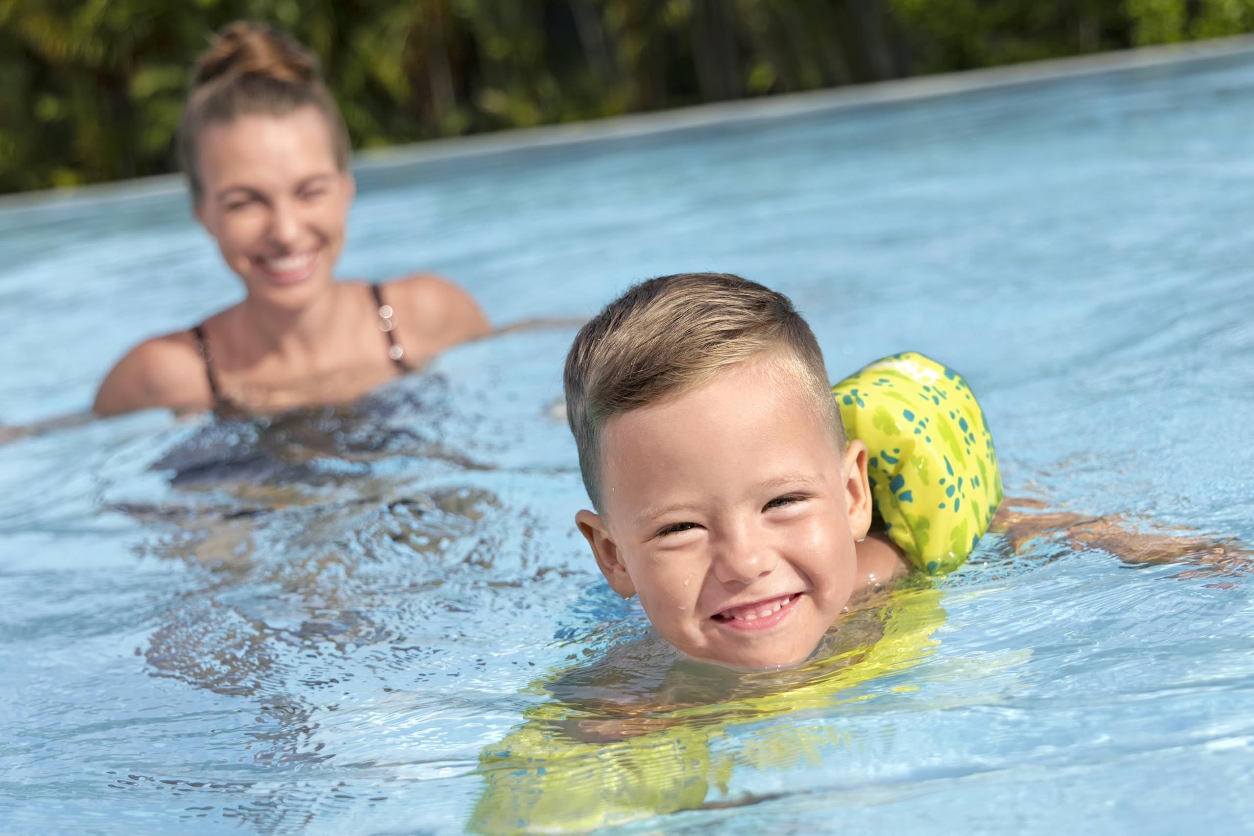 Bestway 9012T Giubbino da nuoto per bambini Puddle Jumper con braccioli, verde