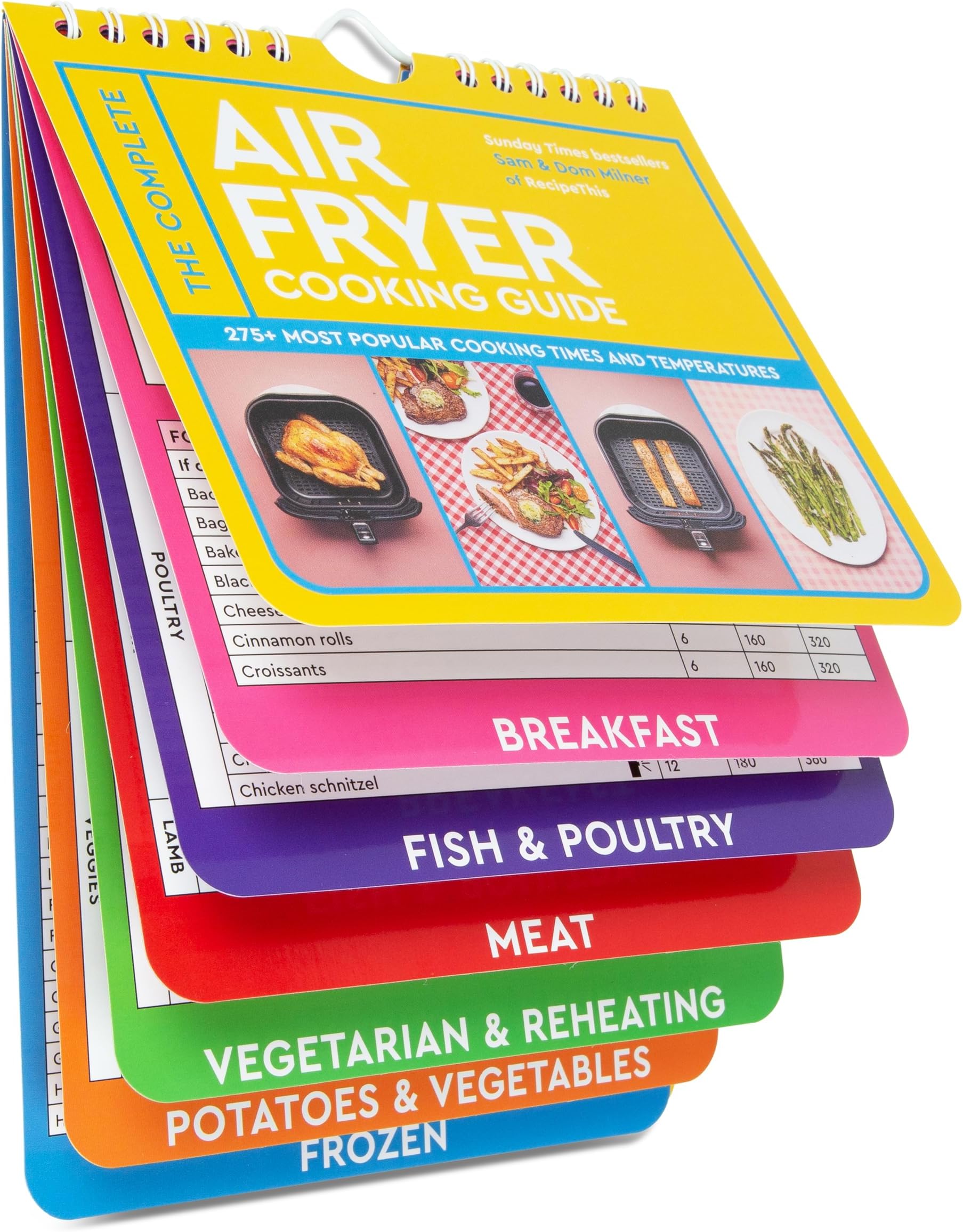 The Complete Air Fryer Cooking Guide: 275+ Most Popular Cooking Times and Temperatures