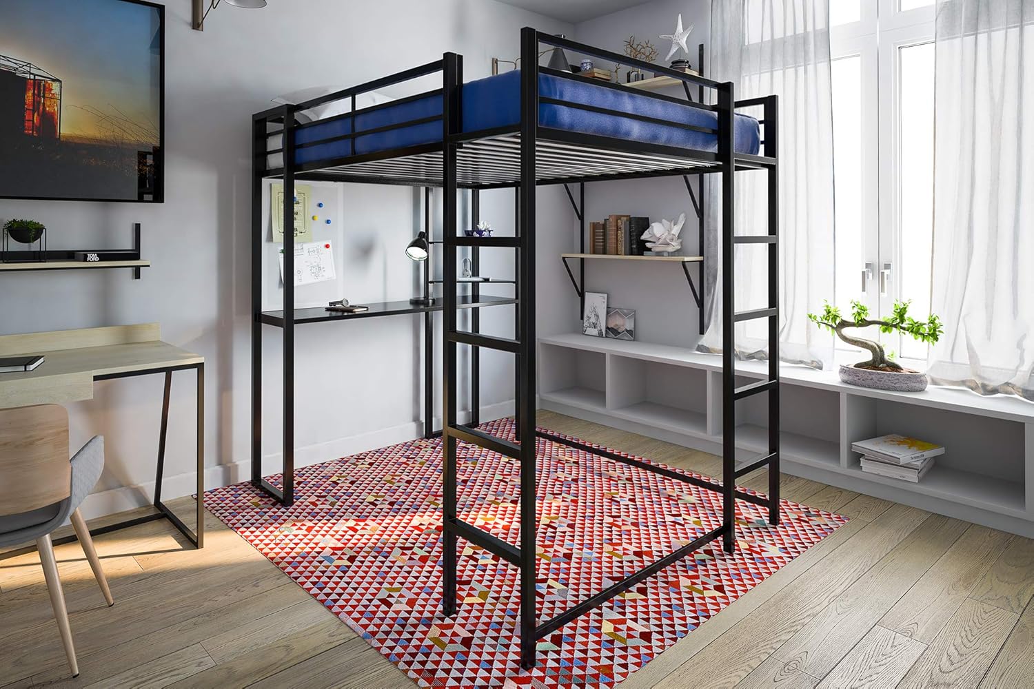 cheap full size loft bed
