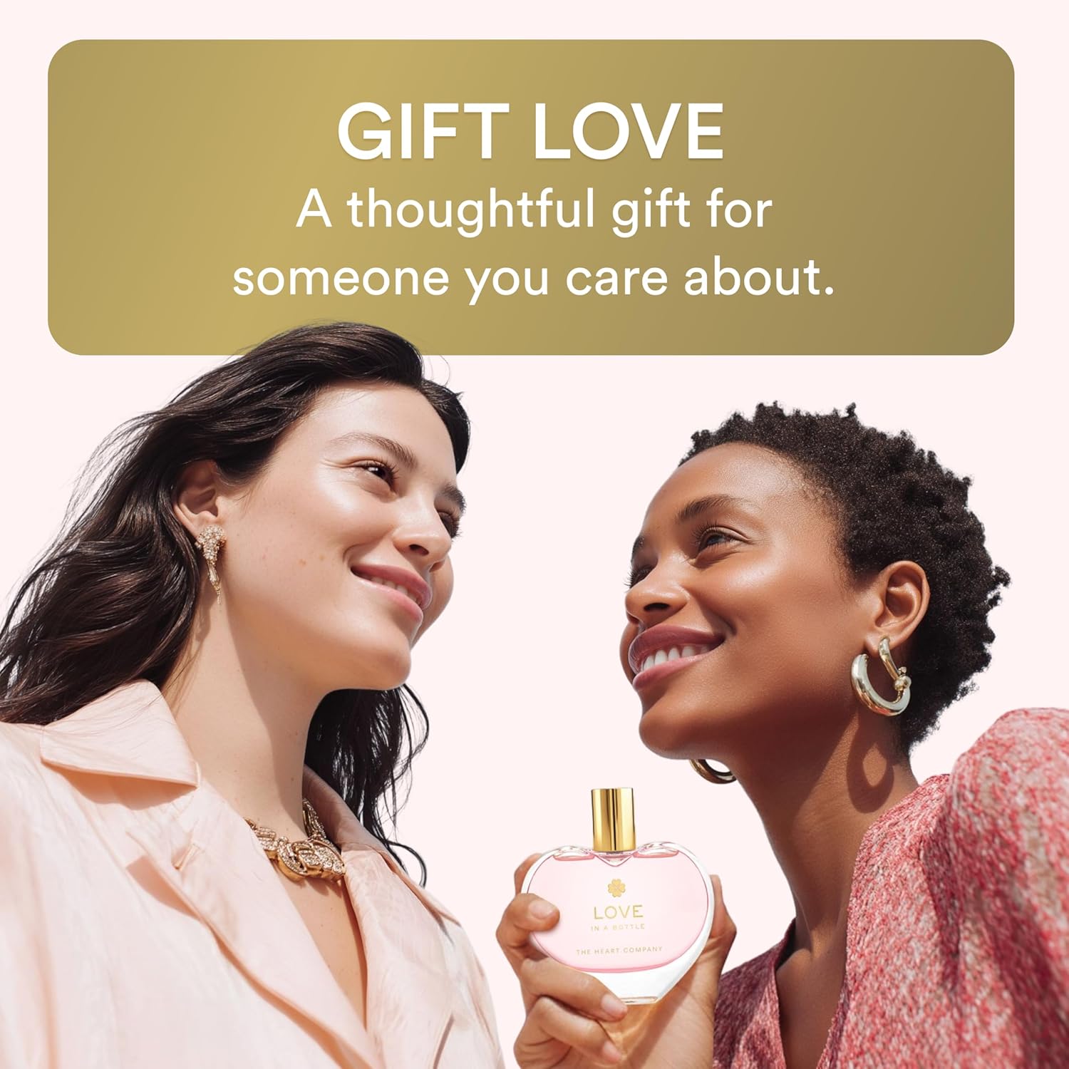 THE HEART COMPANY LOVE in a bottle | Floral & Sweet Perfume for Women | Vegan & Eco-friendly Women's Eau de Parfum | Romantic Fragrance for Her - 75ml - 2.5 fl oz.