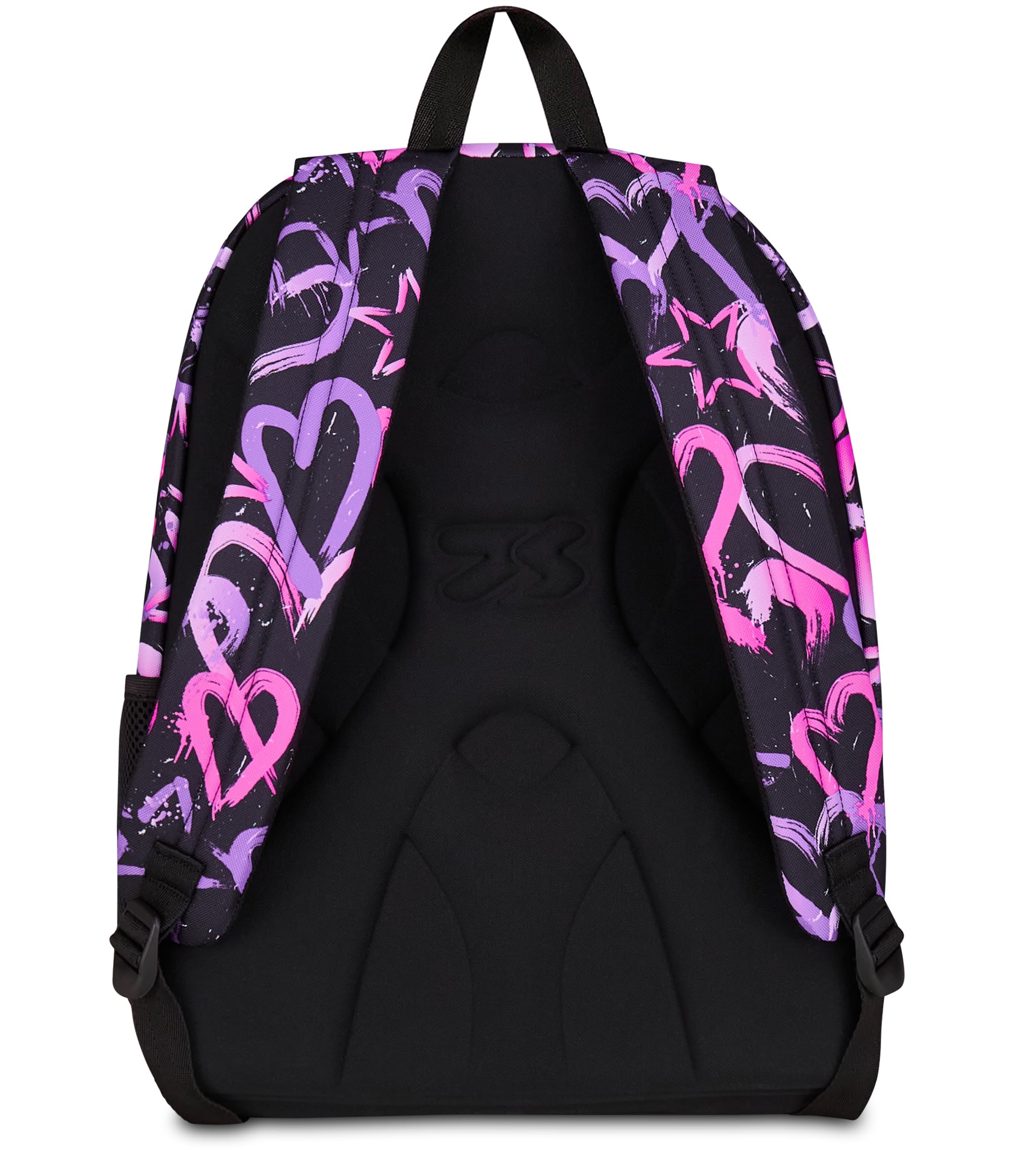 Seven Zaino New Fit, Doppio Scomparto, Tasca Porta Borraccia, Scuola e Tempo Libero, Lovely Elements, Bambine e Ragazze, rosa/viola