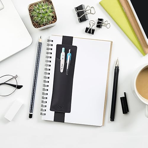 Miniatura 8 de Mr. Pen - Soporte ajustable para bolígrafo con banda elástica, soporte para bolígrafo para cuaderno, funda para bolígrafo, soporte para bolígrafo de