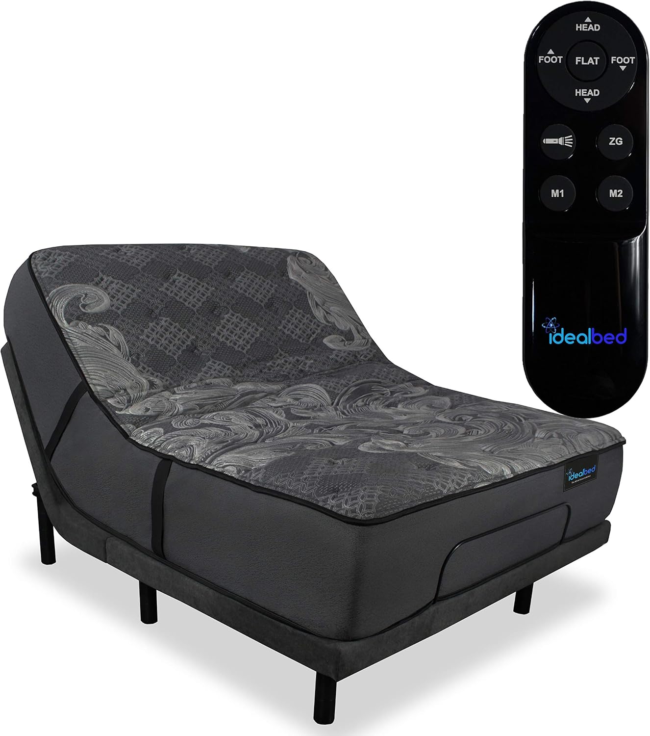 Buy iDealBed iQ5 Luxury Hybrid Mattress and Adjustable Bed Sleep System, Pressure Relief Sleep
