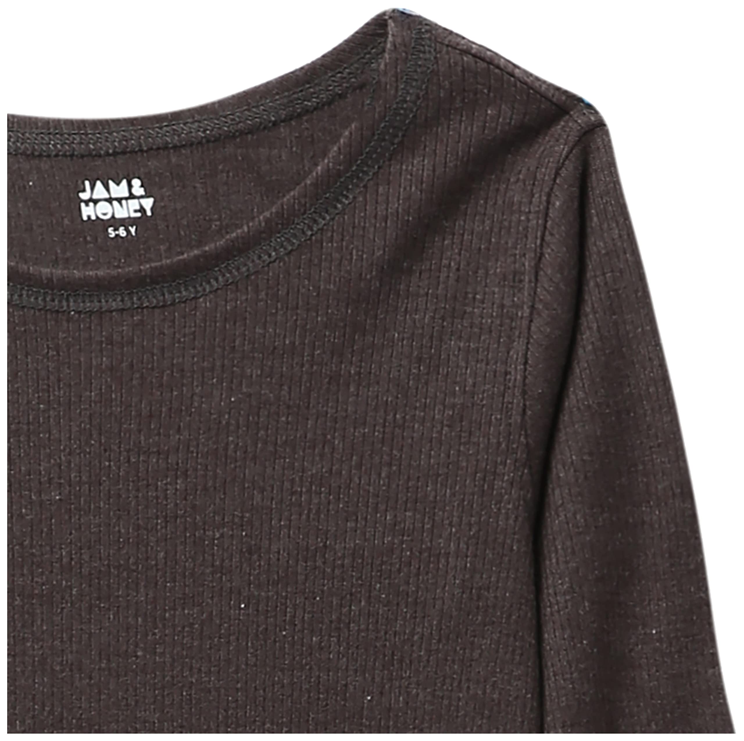 Amazon Brand - Jam & Honey Unisex-Child Kids Thermal Underwear (JH-AW21-THSET_Multi 1_10-11 Years) - Image 4 thumbnail
