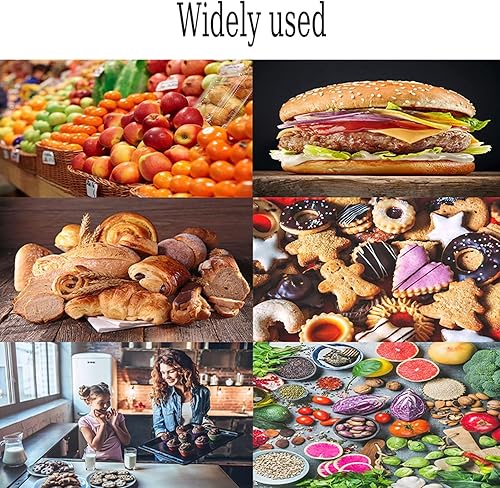 Miniatura 4 de Paquete de 100 recipientes de plástico transparente para llevar, contenedor de plástico desechable con bisagras con tapas transparentes, recipientes