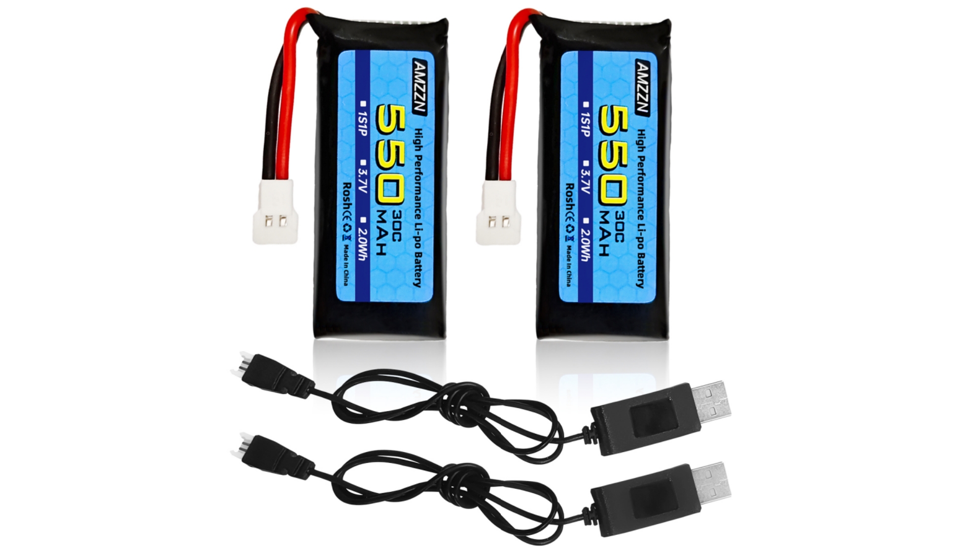 AMZZN 5 Stück 3,7V 550mAh 25C Lipo Akku Molex-2P Stecker mit Ladegerät 5-in- 1 für SYMA X5C X5SW Hubsan H107C H107D UDIRC U12S WLtoys XK A100 A120 Fernbedienung Drohne AMZZN 5 Stück 3,7V 550mAh 25C Lipo Akku Molex-2P Stecker mit Ladegerät 5-in- 1 für SYMA X5C X5SW Hubsan H107C H107D UDIRC U12S WLtoys XK A100 A120 Fernbedienung Drohne