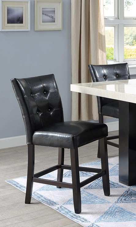 Poundex Living Room Chairs, Black