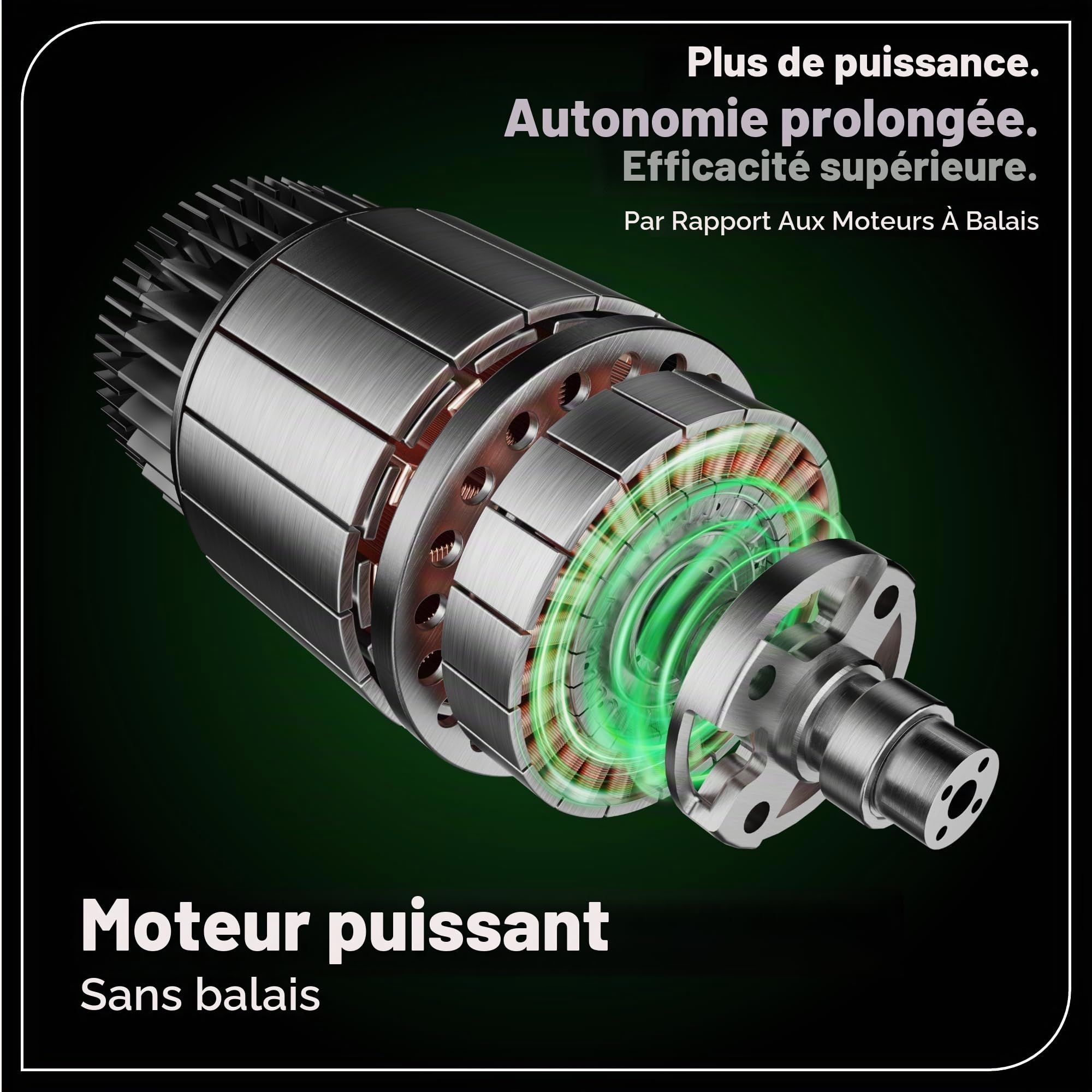 Greenworks 24V sans fil meuleuse angulaire disque de 125 mm, 8500RPM, moteur sans balais de 700W, pour gaucher ou droitier, SANS batterie ni chargeur AG370