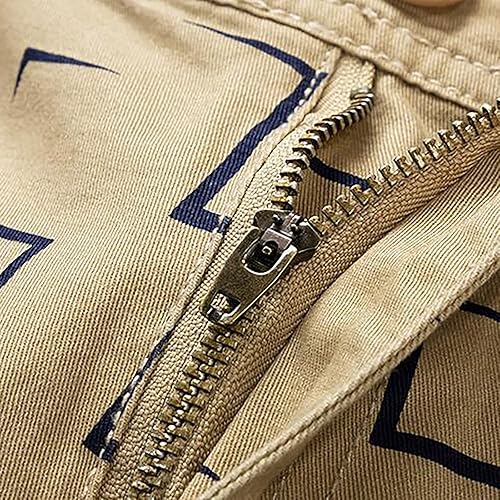 Miniatura 5 de Pantalones cortos cargo para hombre, ajuste clásico, ligeros, Ripstop, para senderismo, trabajo al aire libre, con múltiples bolsillos