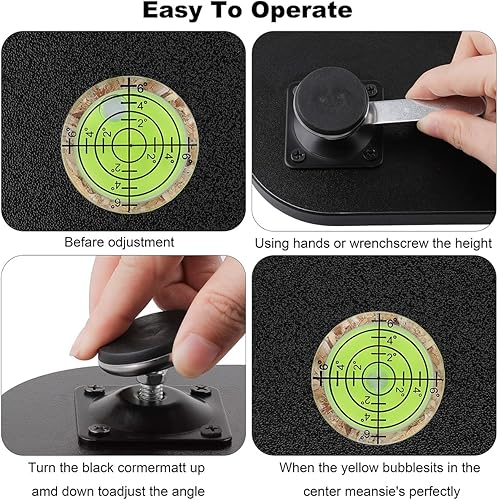 Miniatura 6 de Mesa de nivelación para resina epoxi y trabajo creativo artístico, suministros de resina de 16 x 12 pulgadas, herramienta de vertido acrílico,