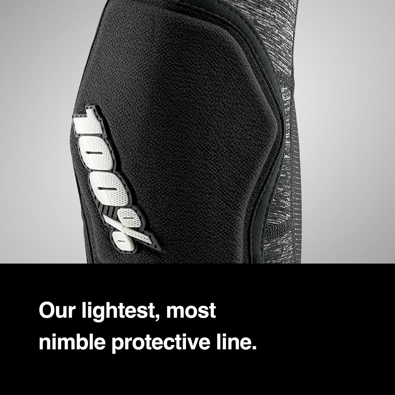 100% Ridecamp Mountain Biking Elbow Pad - MTB & BMX Protection - Ultralight Mesh On Sleeve with Built in Padding