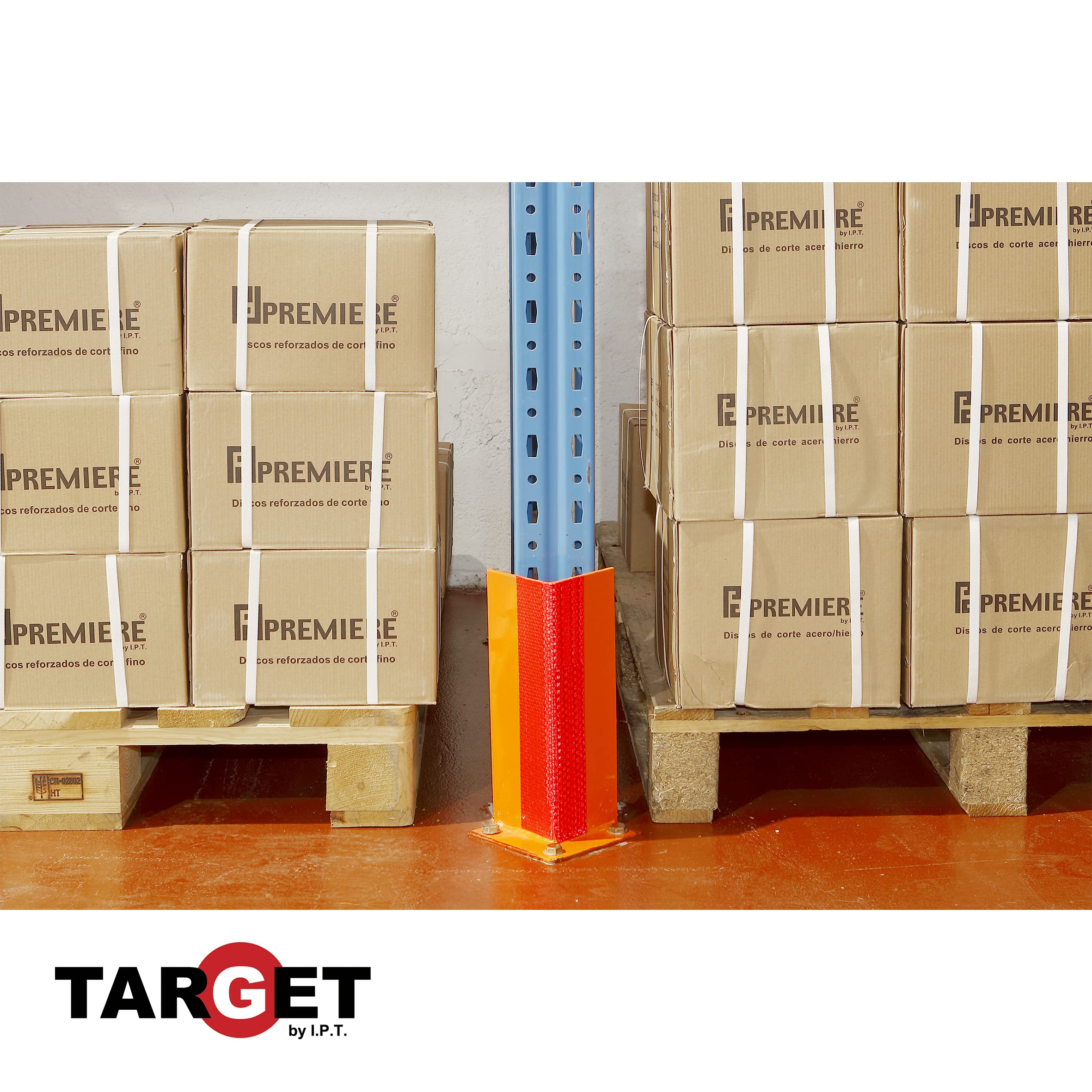 TARGET CRR33100 - Cinta Reflectante - Adhesiva - 33 Metros x 100 Milímetros - Advertencia - Señalización - Marcaje - Extra Ancha - Peligro - Seguridad - Roja
