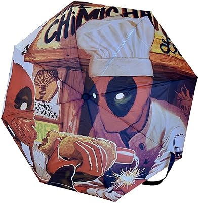 Marvel Deadpool Chimichanga Umbrella with Case