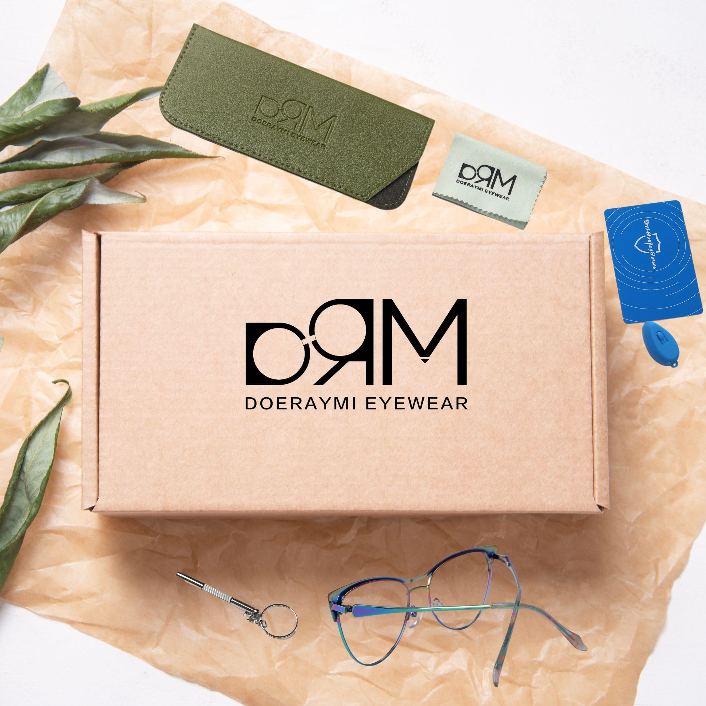 Blaue Blockerbrille für Damen, Blaulicht-Brille mit Katzenaugen-Rahmen für Stil, Komfort, Augenbelastung Entlastung