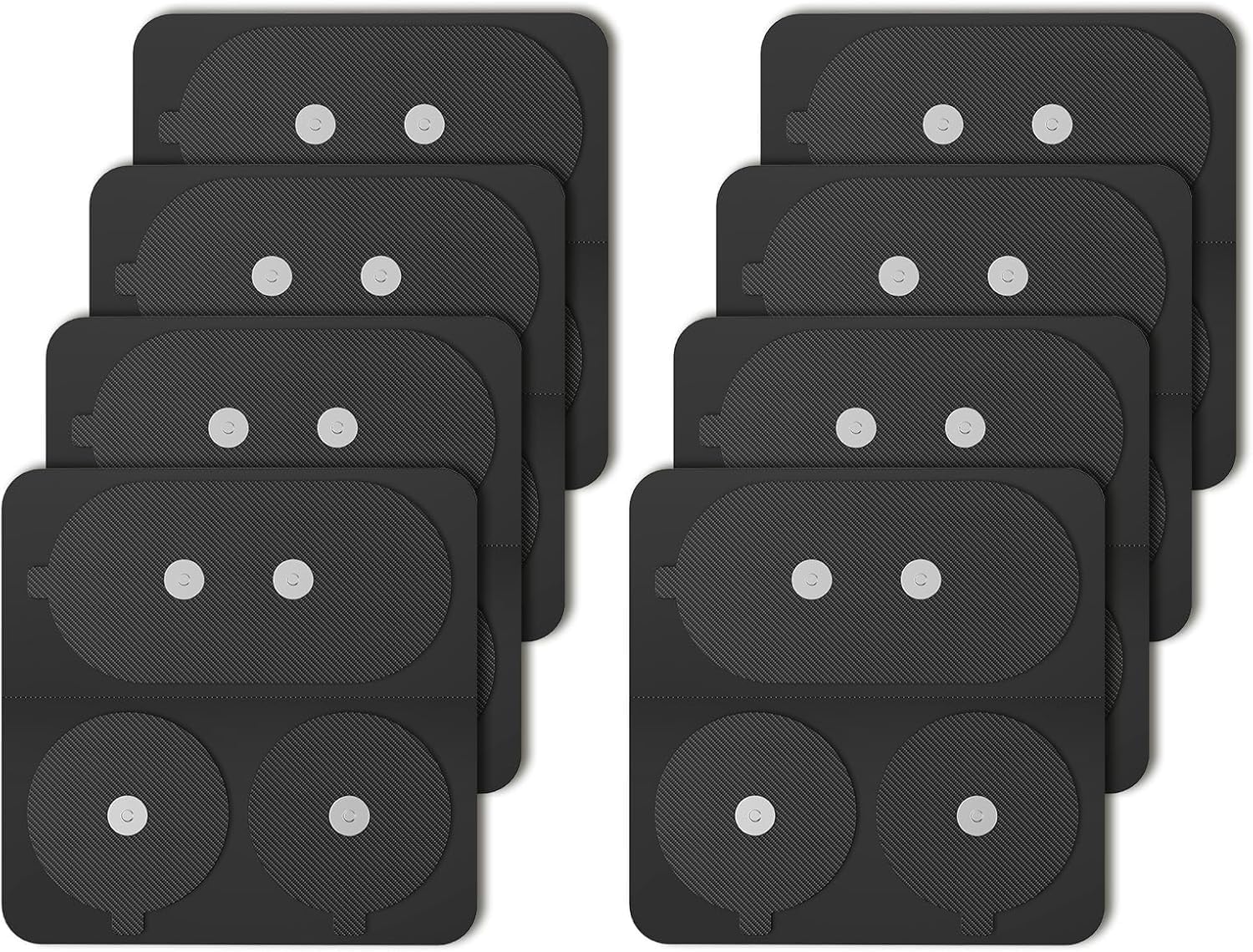Medcursor TENS Pads - 8 Pack, Reusable & Strong Grip -1 Medcursor TENS Pads - 8 Pack, Reusable & Strong Grip -1