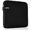 Amazon Basics 11.6-Inch Laptop Sleeve, Protective Case with Zipper - Black