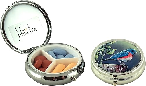 Miniatura 2 de Pastillero Houder de diseñador, decorativo con caja de regalo, lleva tus medicamentos con estilo