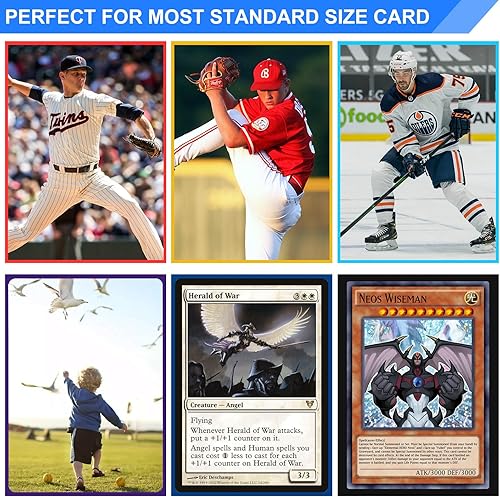 Miniatura 5 de Fundas para tarjetas coleccionables de ajuste perfecto, fundas mate TCG, protector de tarjetas deportivas suave para tarjeta fotográfica, fácil de
