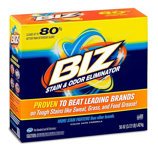 BIZ - CRB-80575225525 Biz Laundry Detergent Powder Booster, Stain & Odor Removal - 50 Ounces