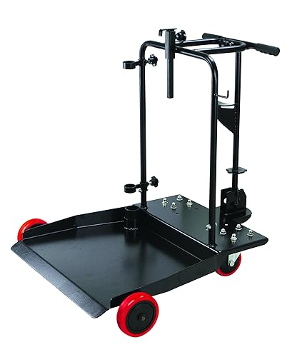 GROZ Drum Trolley Transfer Cart Transporte Tambores de 55 galones con facilidad Espacio libre para el suelo de 3 pulgadas (44431)