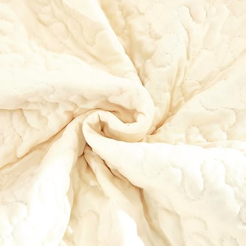 Miniatura 9 de DaDa Bedding - Edredón de regazo floral amarillo, manta acolchada, colibríes, flores rojas de granja para sofá, sofá o cama, bordes festoneados,