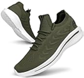 Mens Tennis Shoes Slip on Sneakers Ligthtweight Wlking Running Shoes for Work Gym Workout Sports Atheletic