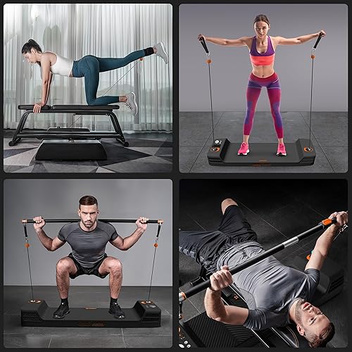 Miniatura 3 de SQUATZ Apollo Board Mini máquina inteligente de cable de gimnasio en casa de resistencia de 150 libras  Entrenador funcional para entrenamientos de