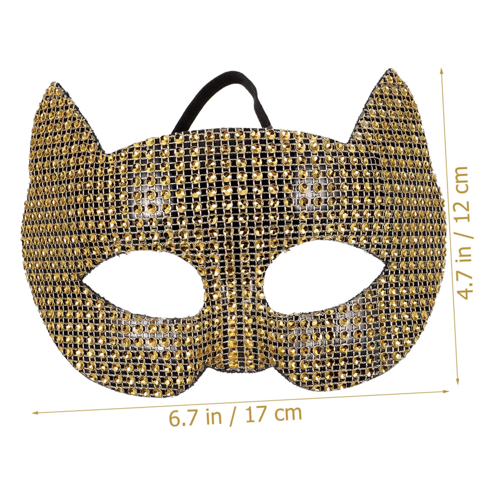 Healeved 5 Pezzi Maschera per Cosplay con Decorazioni Maschera per Leggera e Confortevole per e Foto Accessorio per Performance e Halloween
