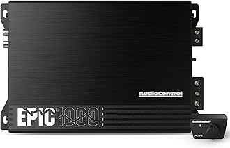 AudioControl EPIC1000 1000W RMS Class-D Monoblock Car Amplifier – High-Power Subwoofer & Bass Performance, 1Ω Stable MOSFET, Low-Distortion Premium Mobile Audio