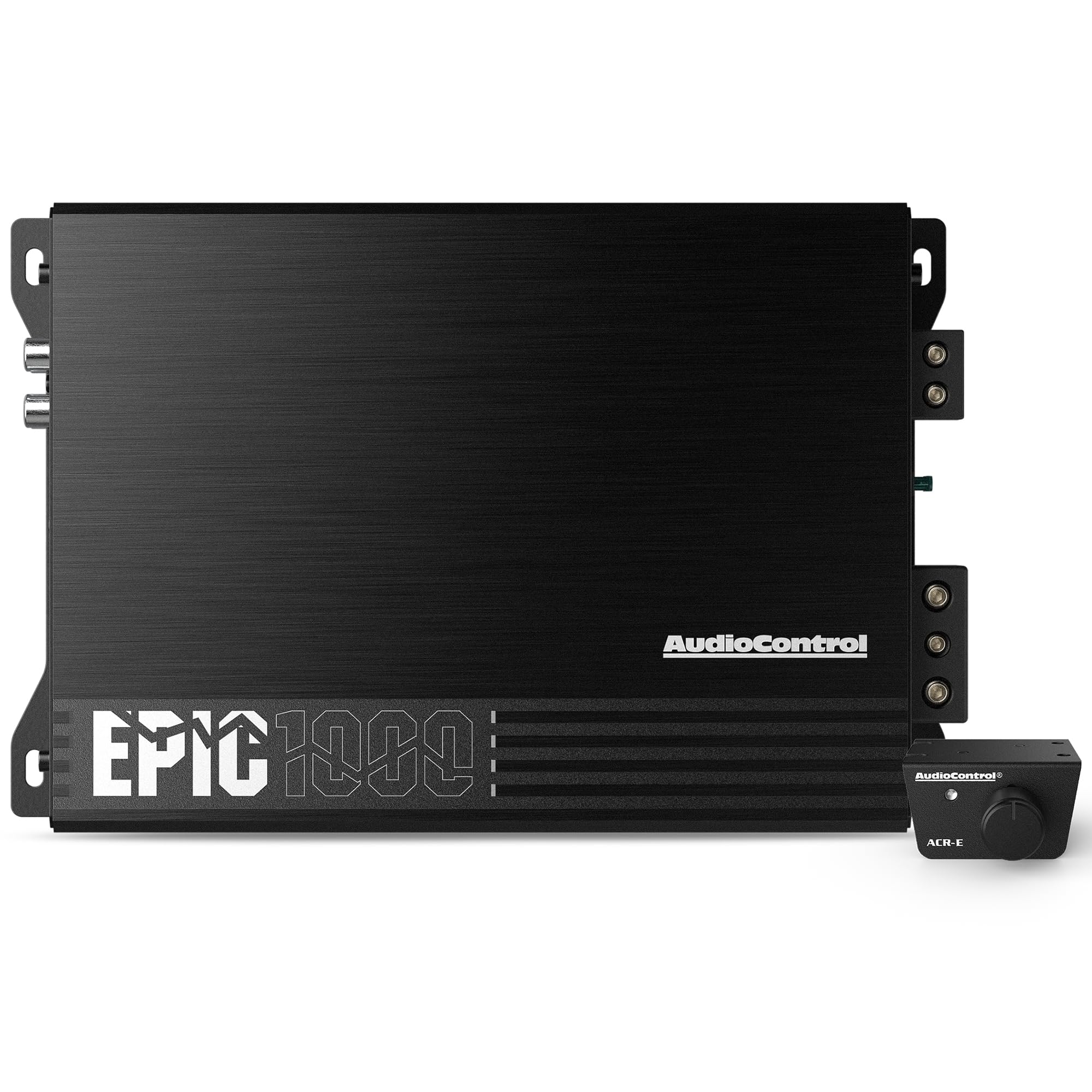 AudioControl EPIC1000 Monoblock Amplifier Car Audio 1000W RMS, Compact Class D Subwoofer Amplifier, Low Pass & Subsonic Filter, Epic Boost Bass Equalizer, Includes Bass Knob for Amp, Epicenter Link