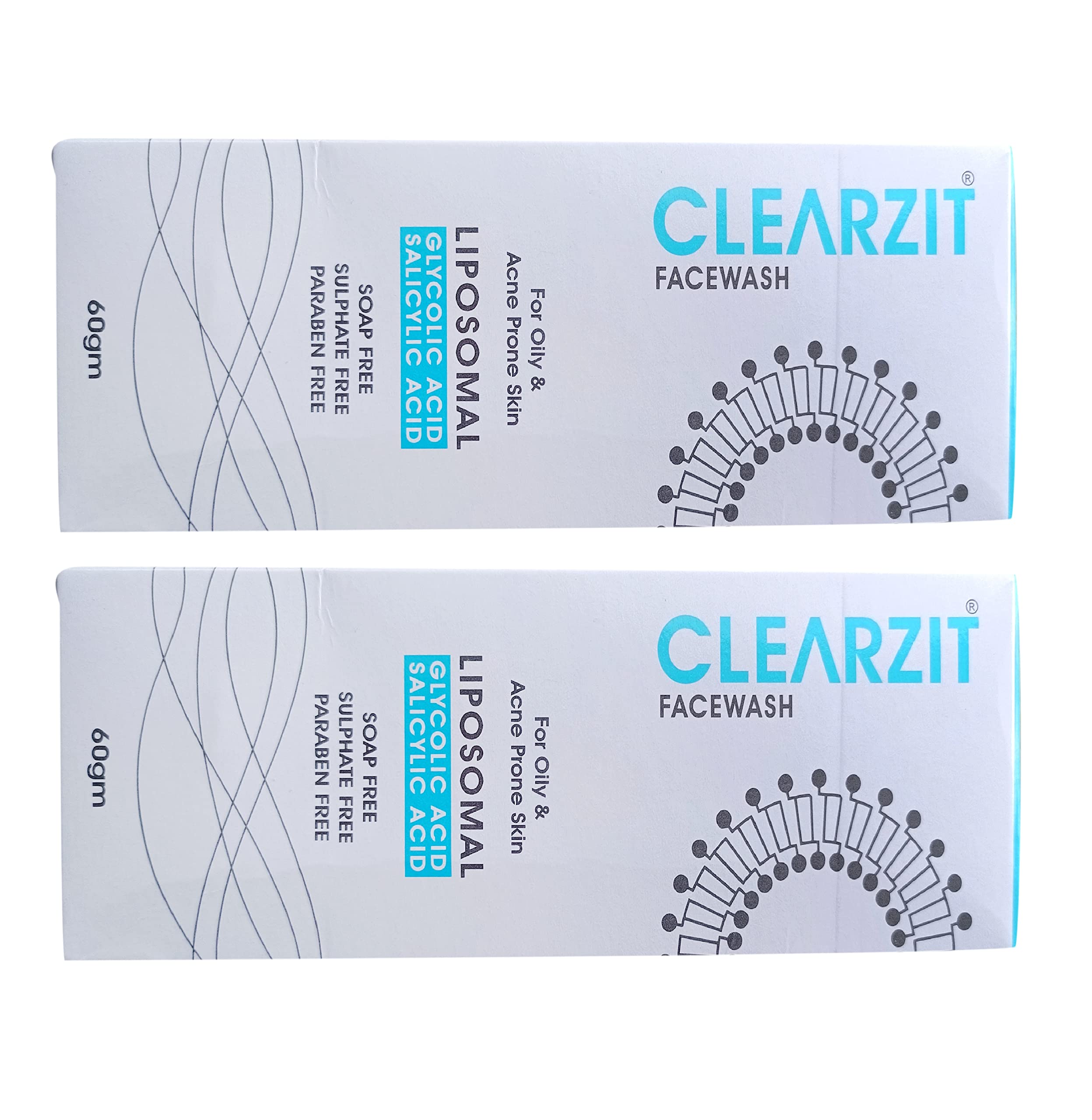 Clearzit face wash For oily skin (Pack of 2*60gm)