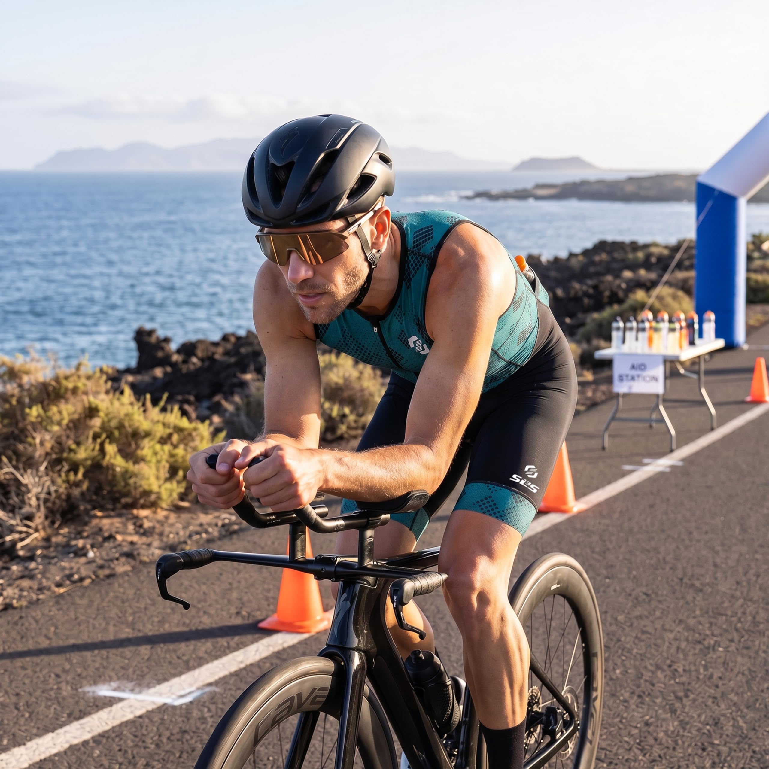SLS3 Tuta da triathlon da uomo | trisuiti | trisuit da uomo | FRT Skinsuit | ottima vestibilità e confortevole | Progettato da atleti