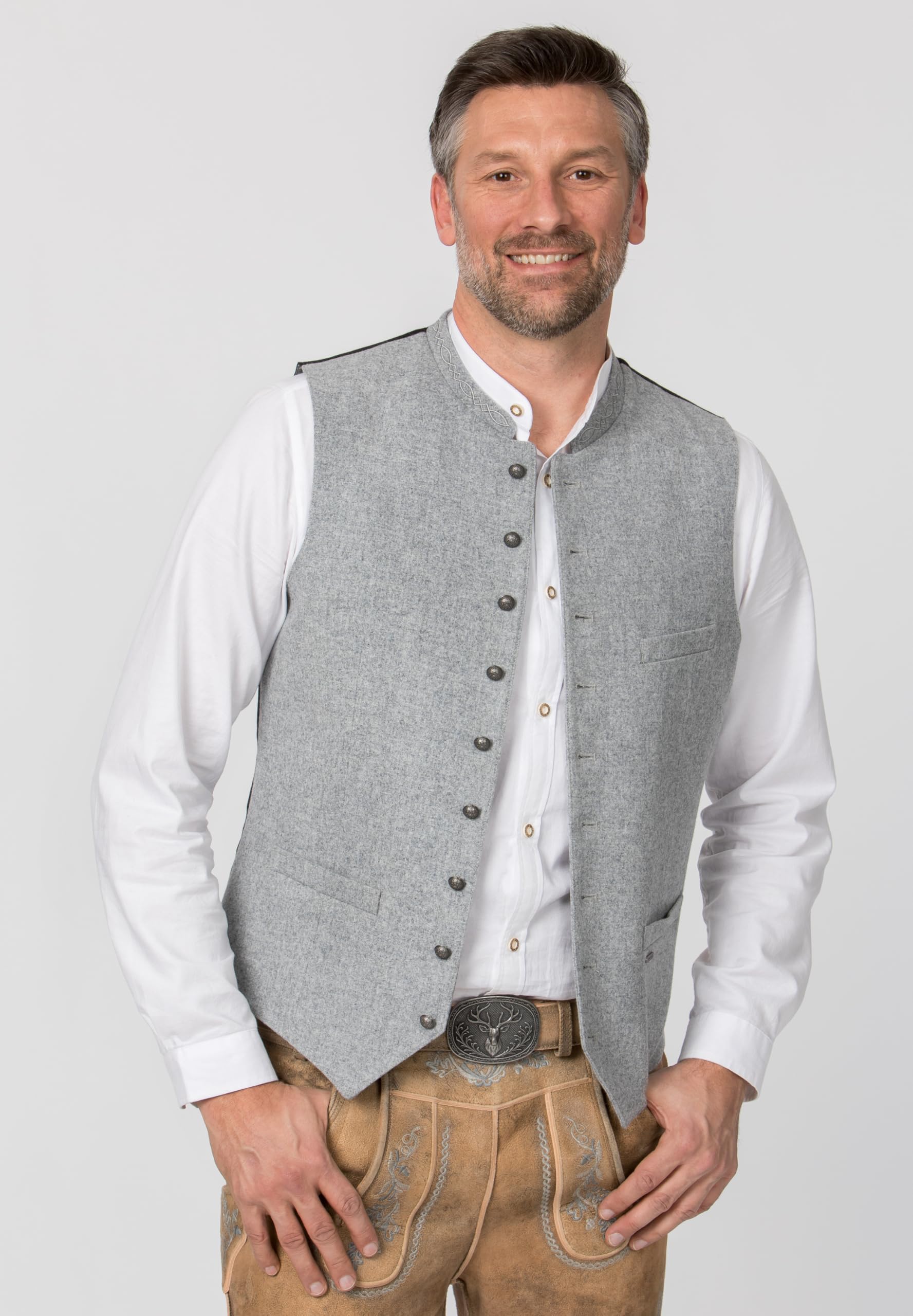 Stockerpoint Herren Trachtenweste Devito – Bild 4