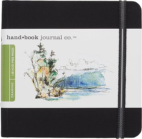 Speedball - Libro de dibujo, diario de viaje, Negro marfil, cuadrado