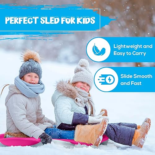 Vista 27 de Slippery Racer Descenso Blitzer Flecha Trineo de nieve.